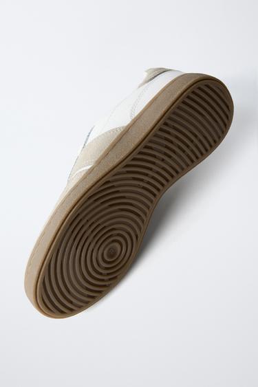 LEATHER PLIMSOLLS - White by Zara - Image 6