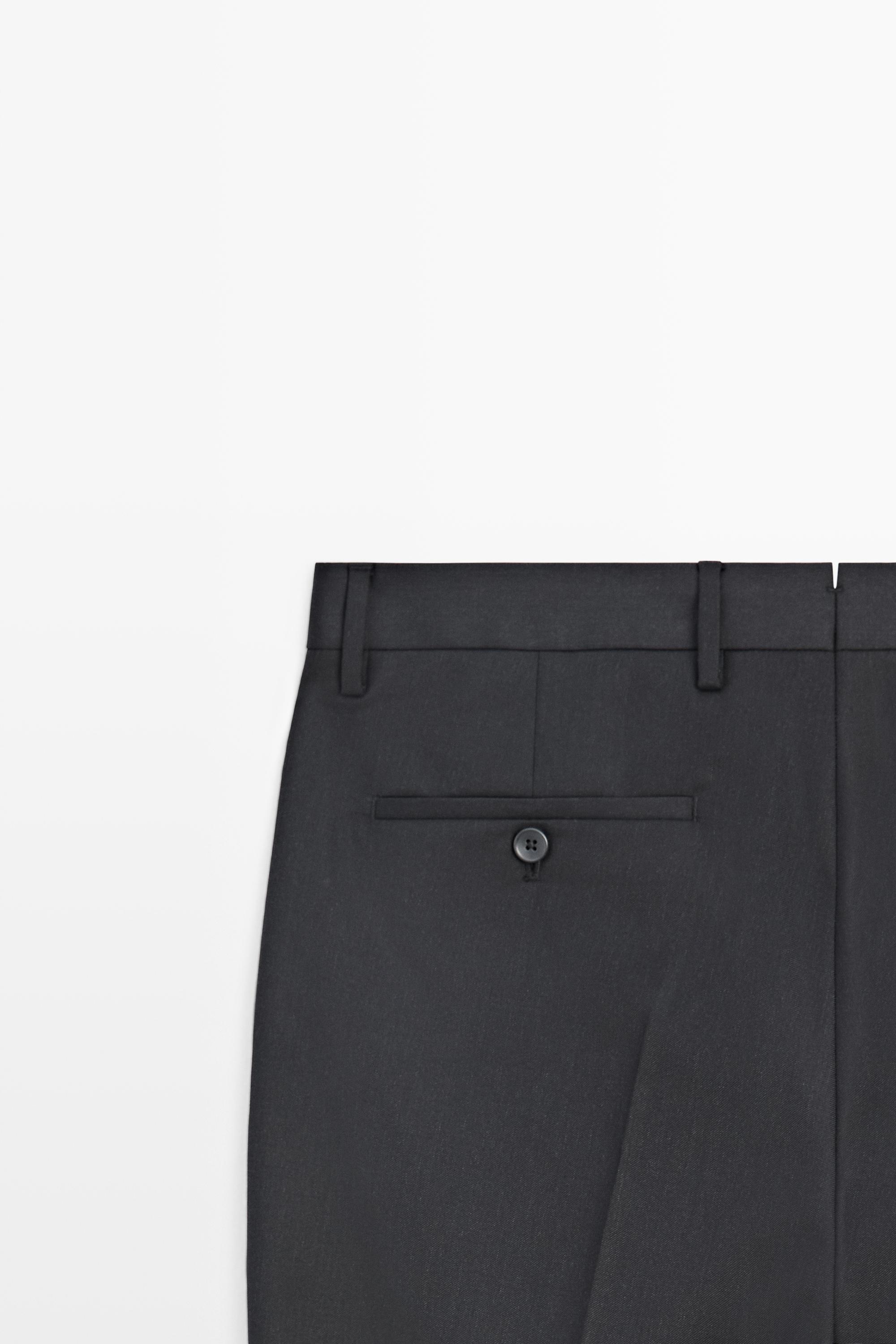 100% wool suit pants