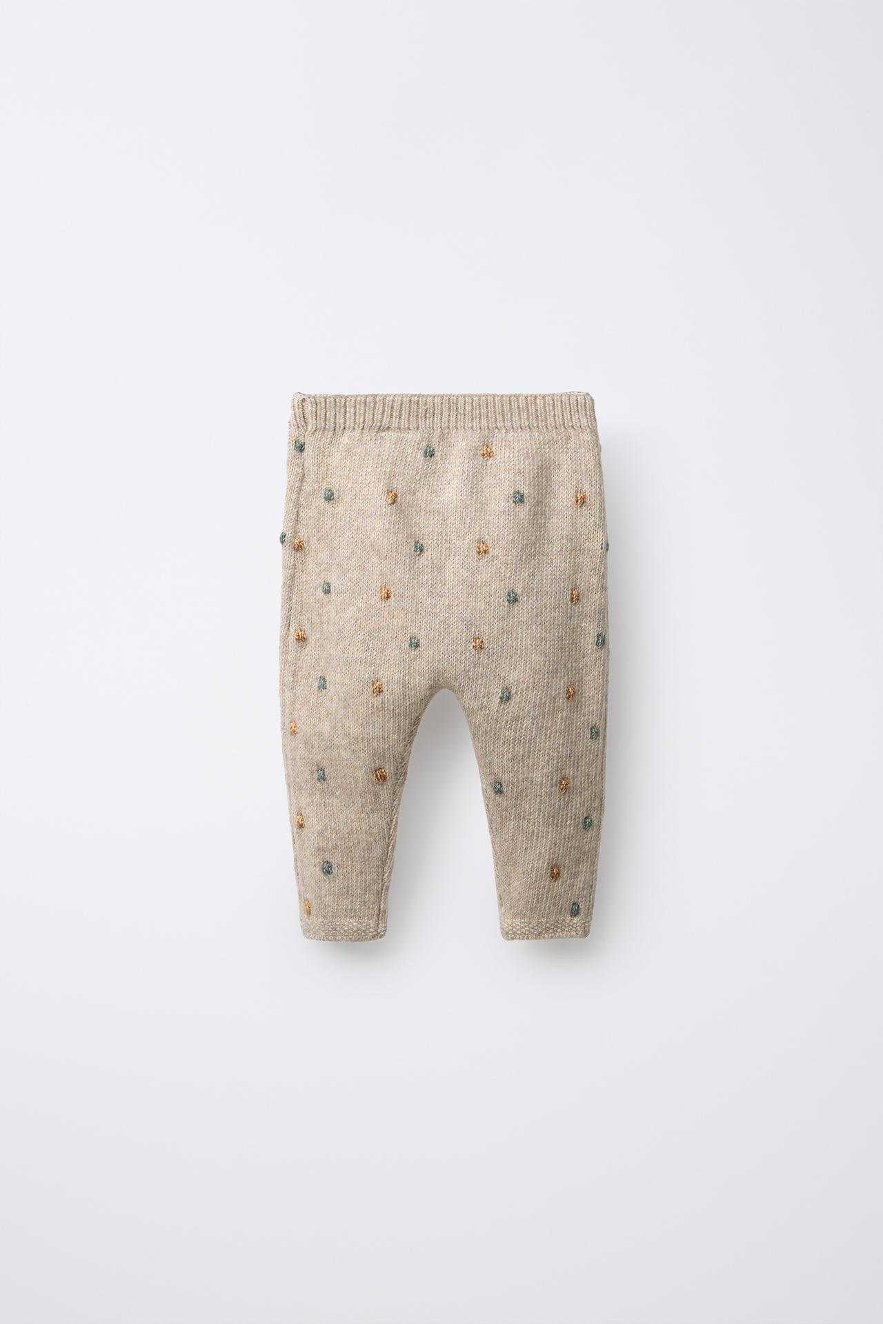 BEADED KNIT PANTS