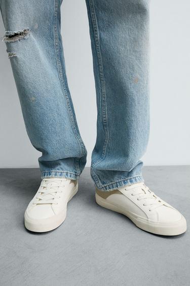 TRAINERS WITH HEEL DETAIL - White by Zara - Image 2