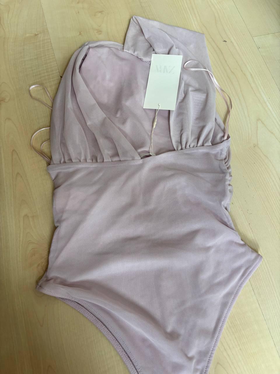 DRAPED TULLE BODYSUIT - Image 5