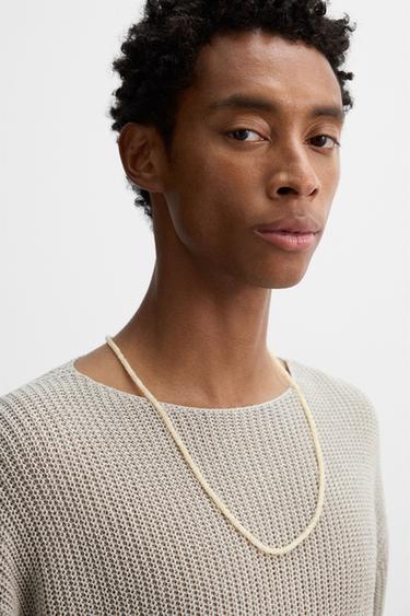 COLLIER FANTAISIE PIERRES - Écru de Zara - Image 1