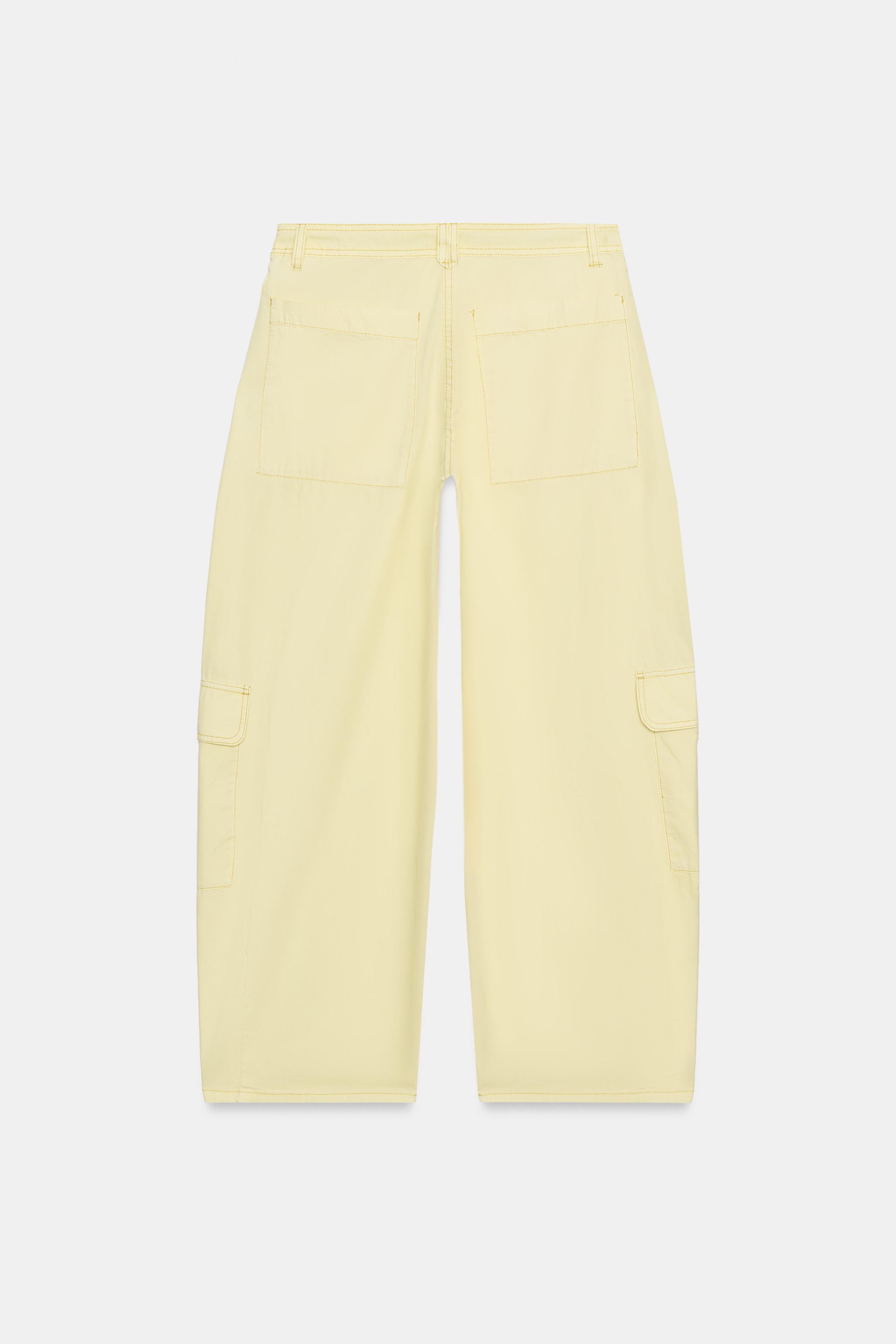 Zara OVERSIZE KARGO PANTOLON görsel 7