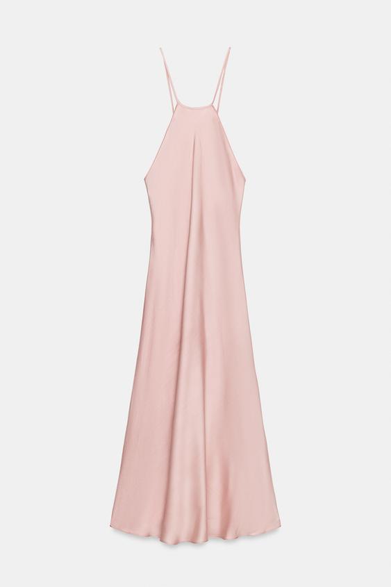 pink halter dress zara Halter Dress Pink Organza Dress Zara Cheap Mini Organza Dress Zara Shop