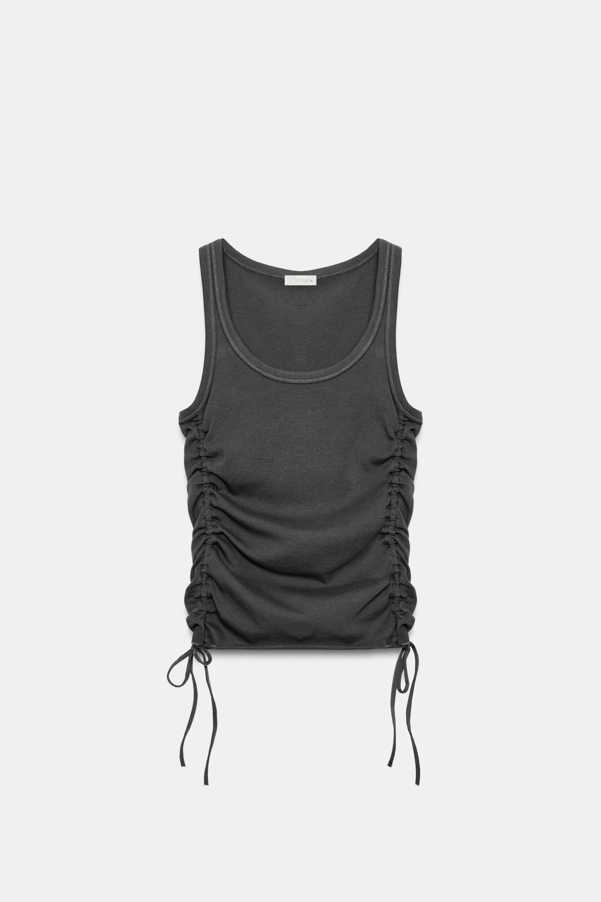 SIDE RUCHED TOP