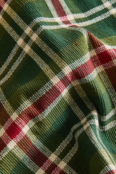 CHRISTMAS CHECK PLACEMAT (PACK OF 2) - Green by Zara - Image 3