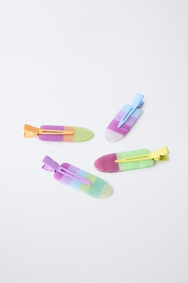 LOT DE QUATRE CLIPS COULEURS - Multicolore de Zara - Image 1