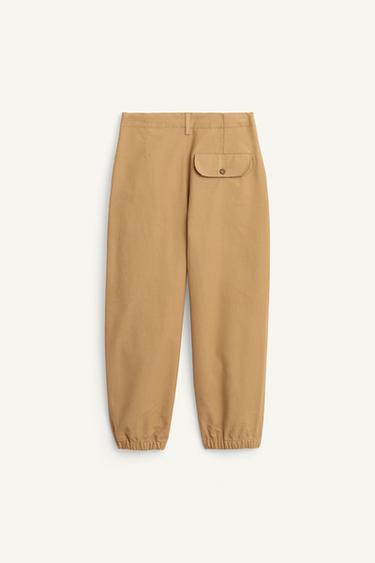 LIMITED EDITION JOGGING TROUSERS - camel by Zara - Image 5