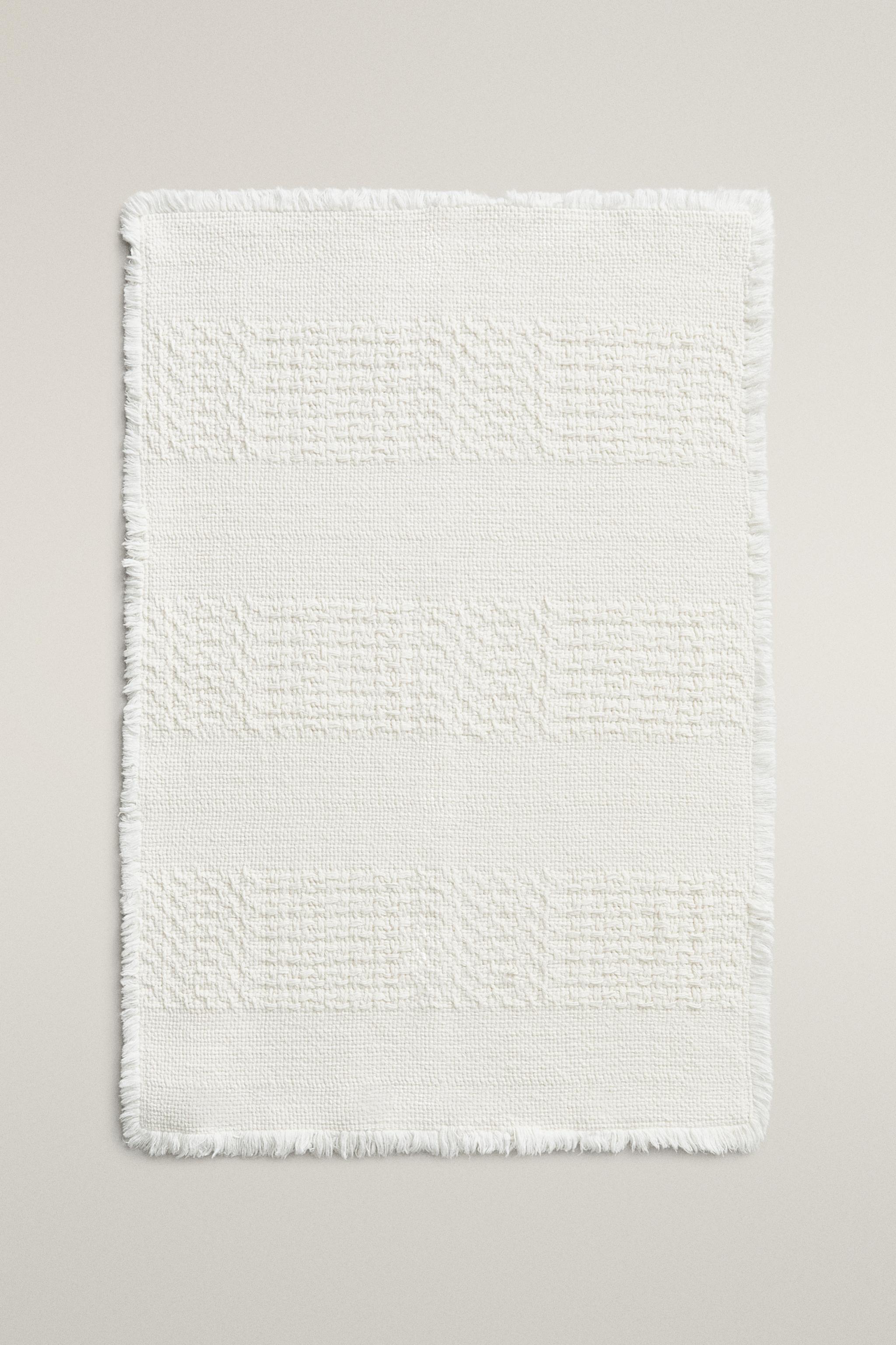 TAPIS DE BAIN BORD EFFILOCHÉ