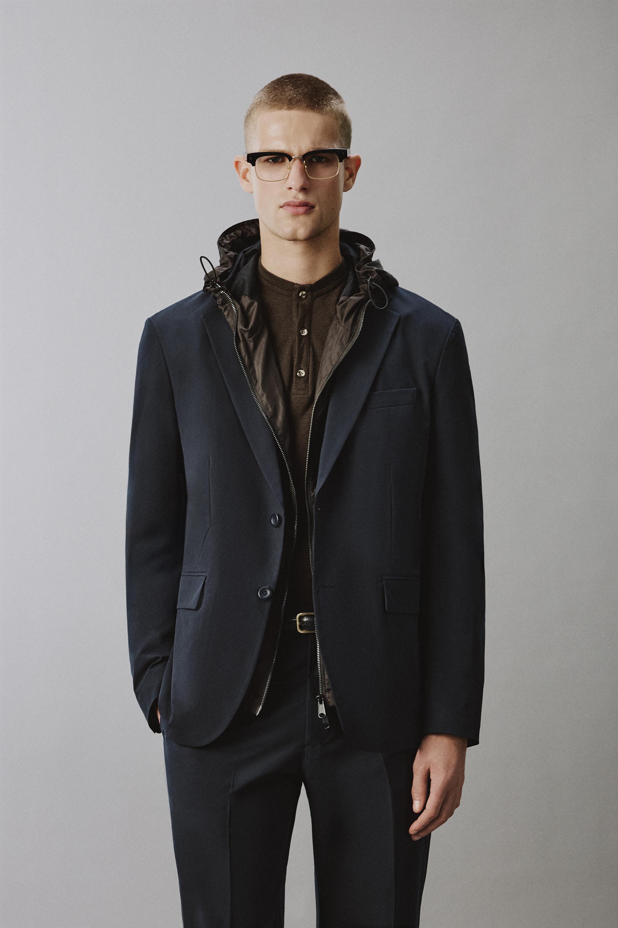VESTE DE COSTUME TECHNIQUE INFROISSABLE