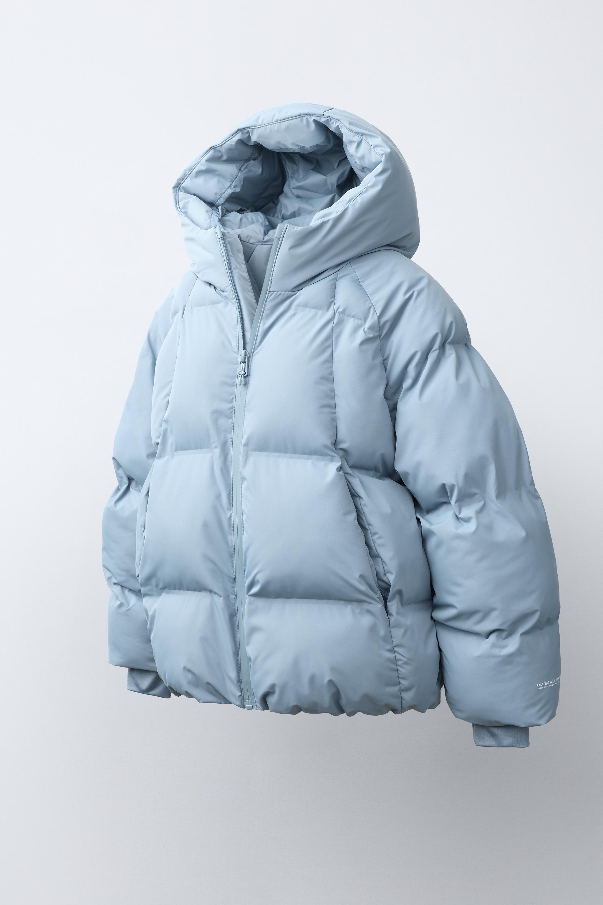 BLOUSON REMBOURRÉ À CAPUCHE DÉPERLANT