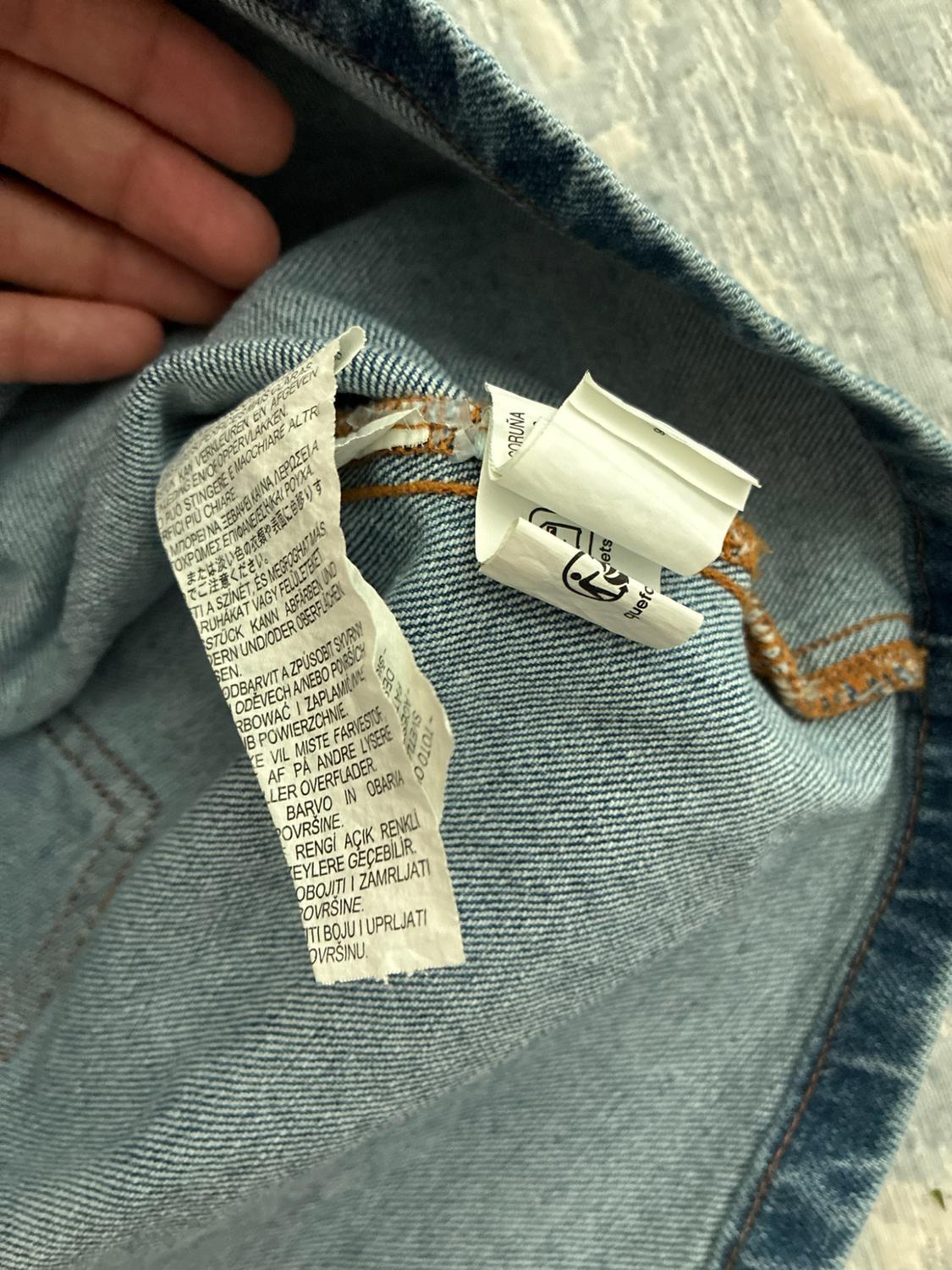 Z1975 MINI DENIM SHORT SLEEVE DRESS - Image 4