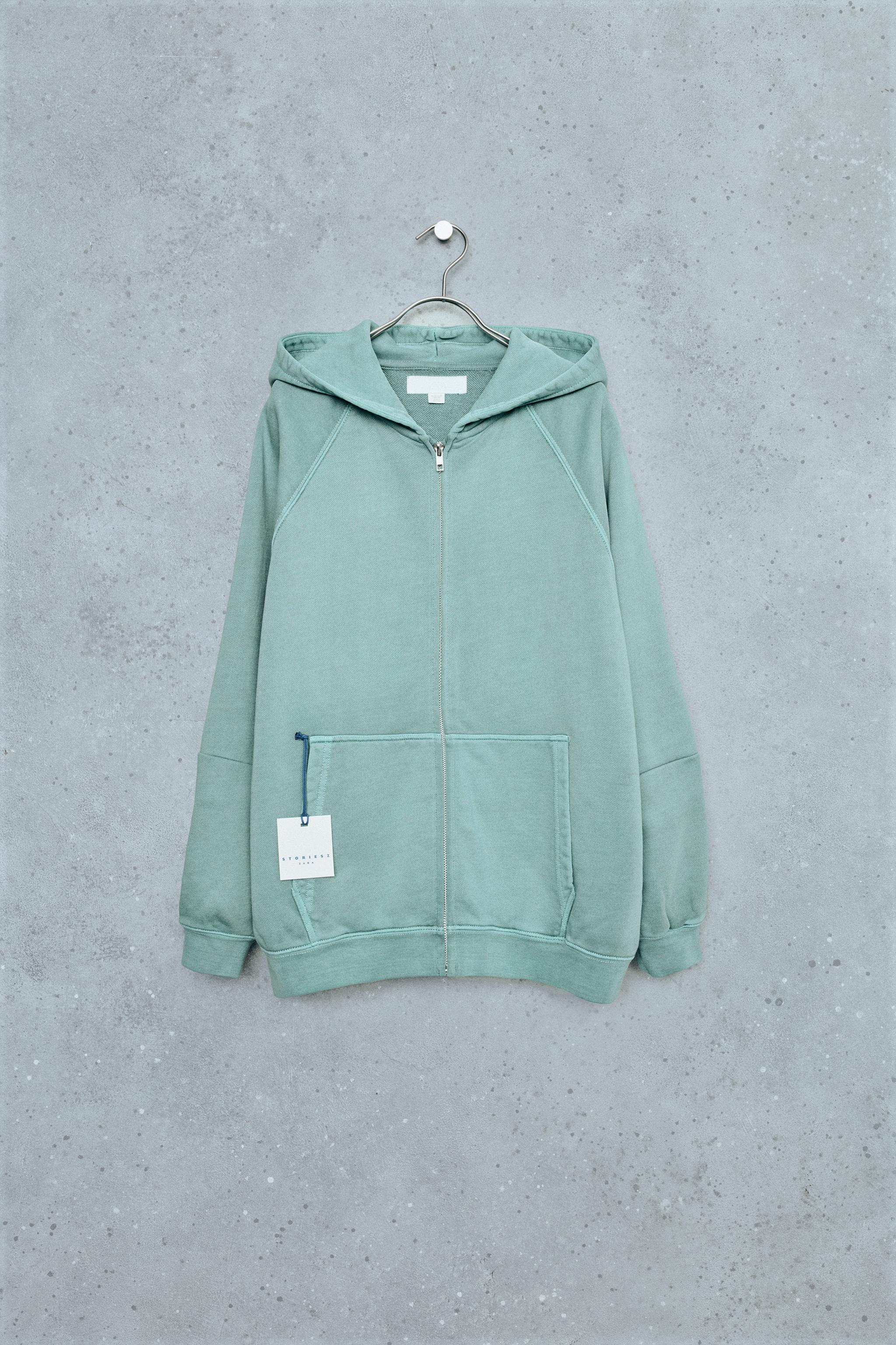 STORIESZ - SWEAT ZIPPÉ EFFET DÉLAVÉ