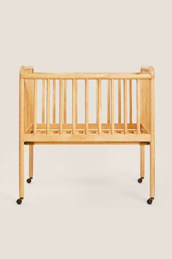 BABYBETTCHEN AUS ESCHE - Hellbeige von Zara - Bild 0