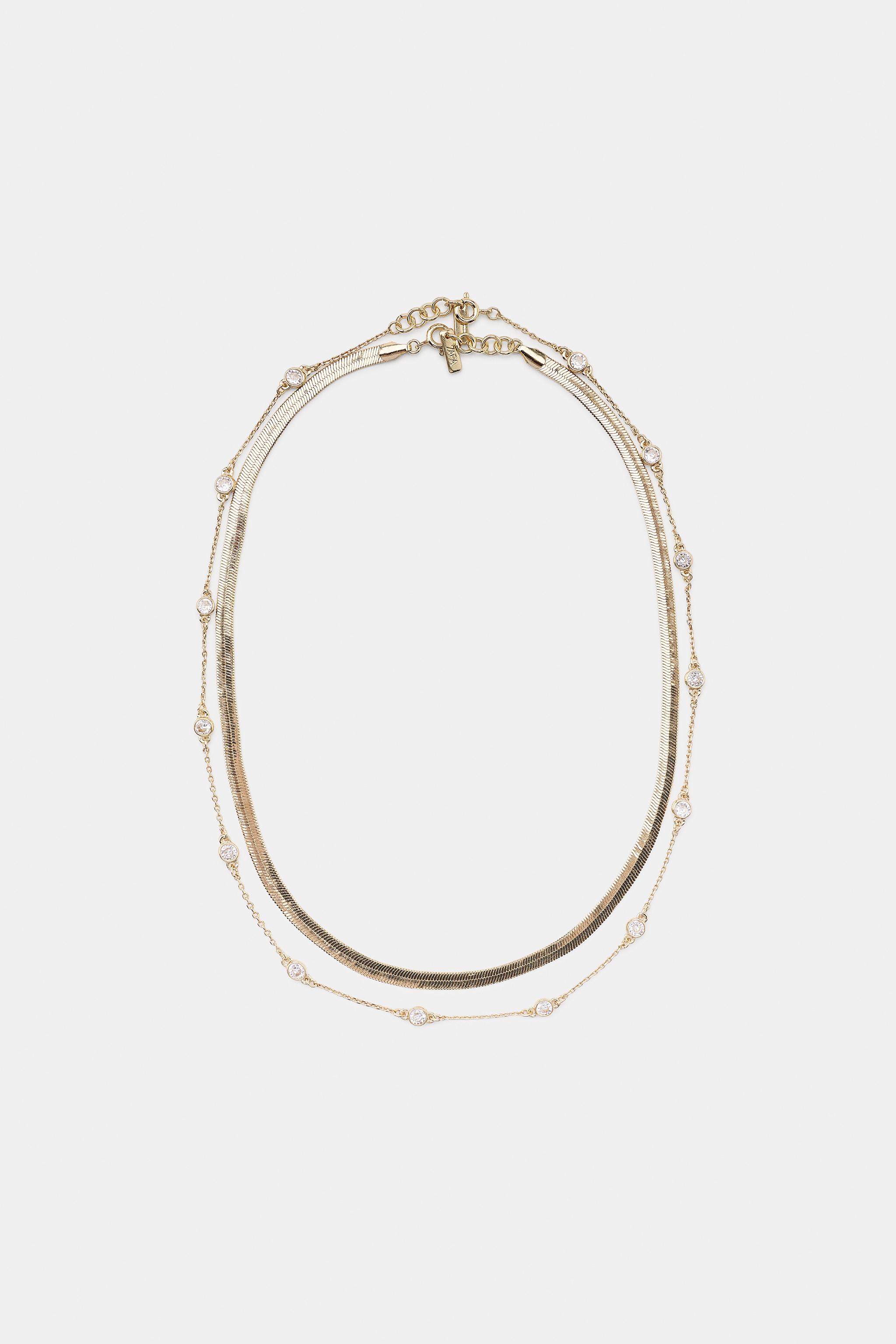 2-PACK CHAIN NECKLACES — Golden