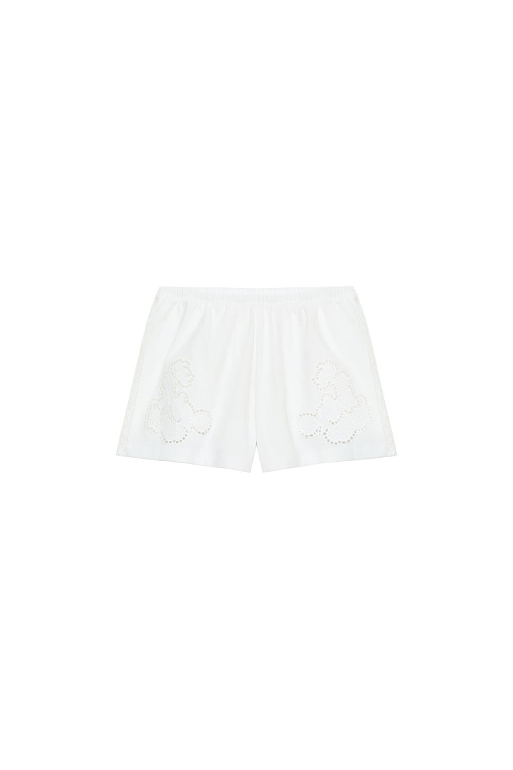 EMBROIDERED SHORTS