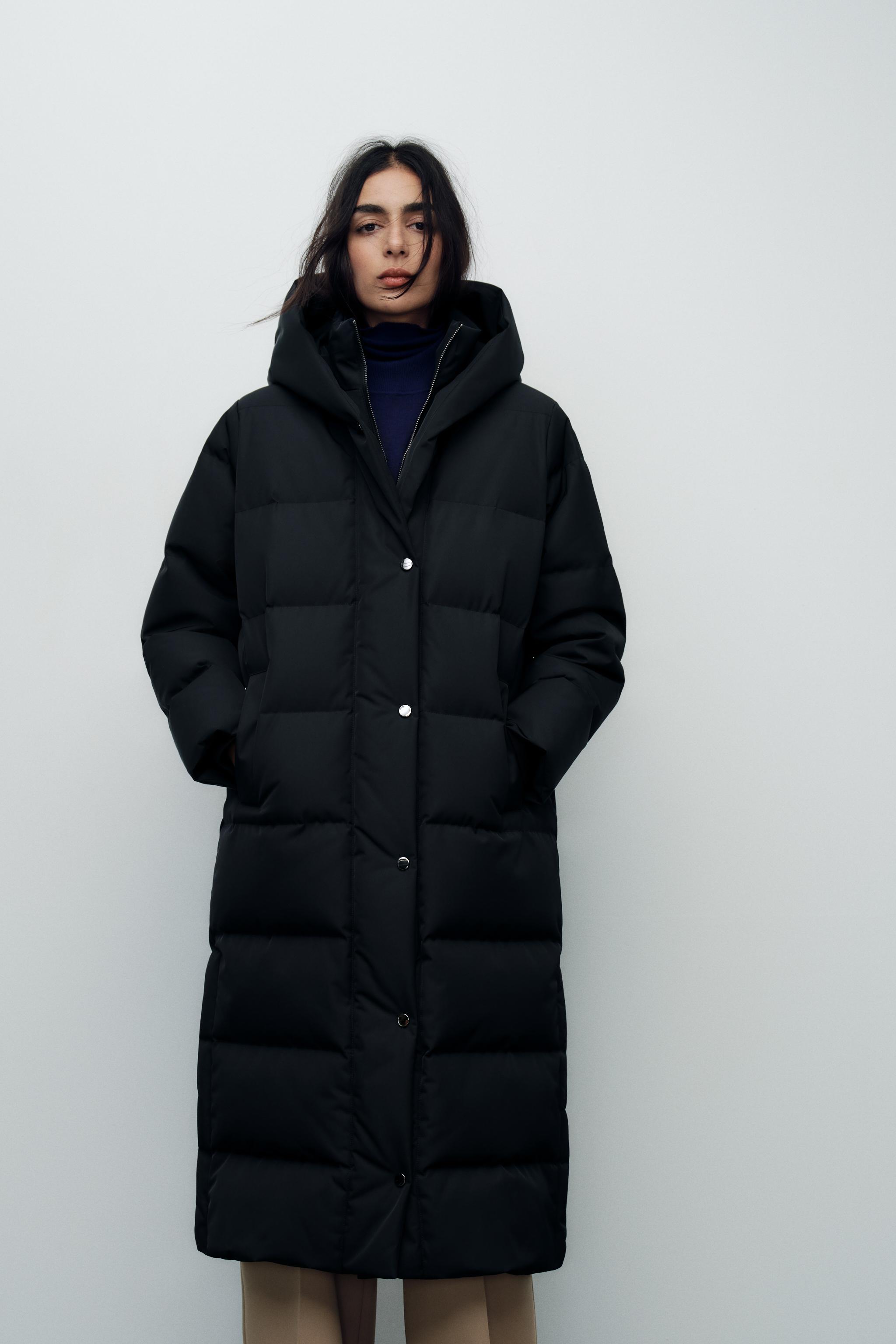 Puffer parka zara best sale