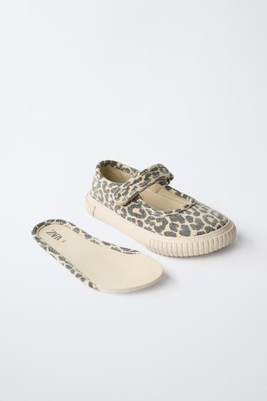 BAREFOOT ANIMAL PRINT PLIMSOLLS - Sand Brown by Zara - Image 3