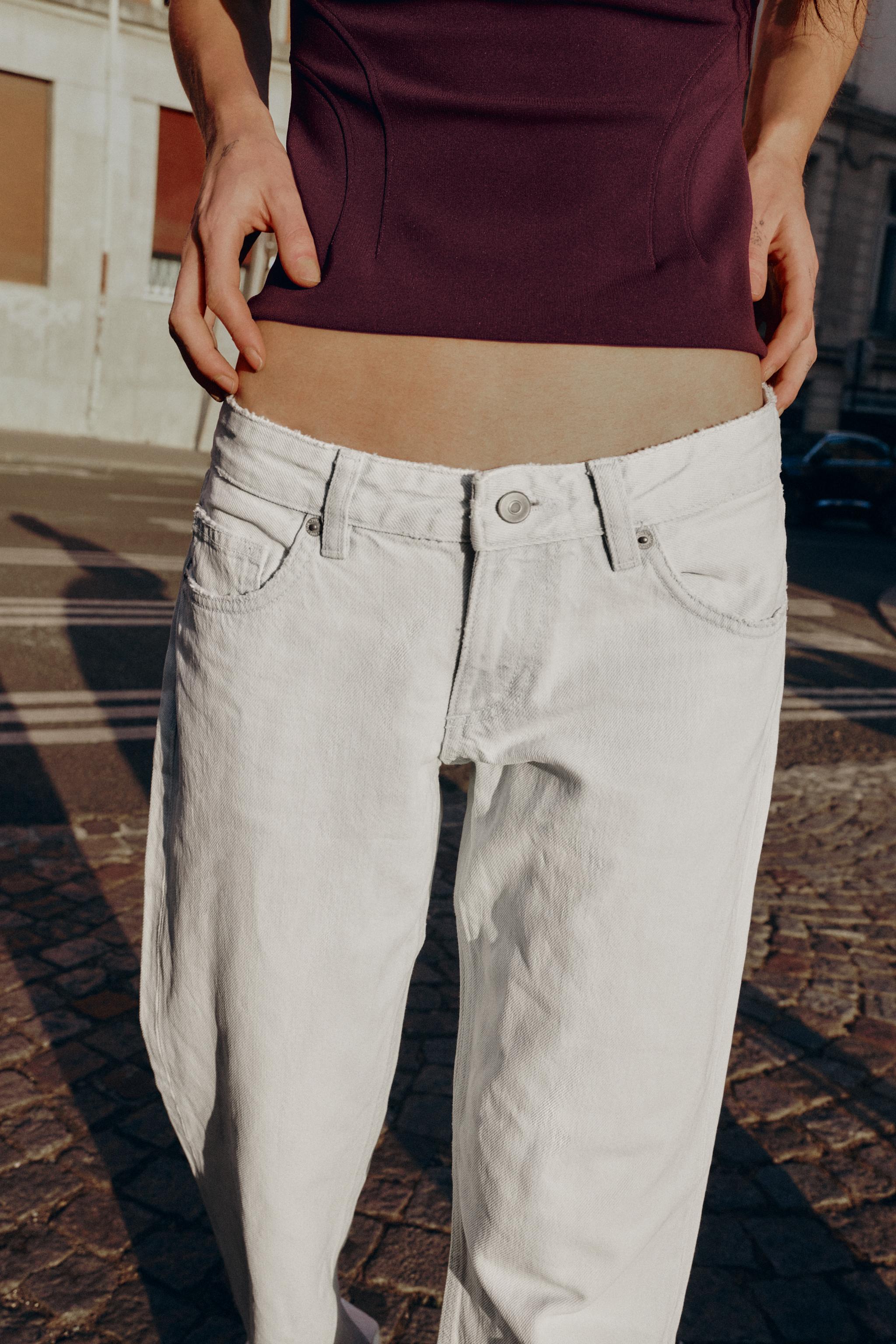 TRF LOW-RISE WIDE-LEG JEANS