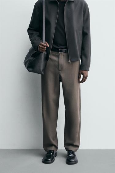 Zara VILLASEST KANGAST SIRGE LÕIKEGA PÜKSID - Roheline