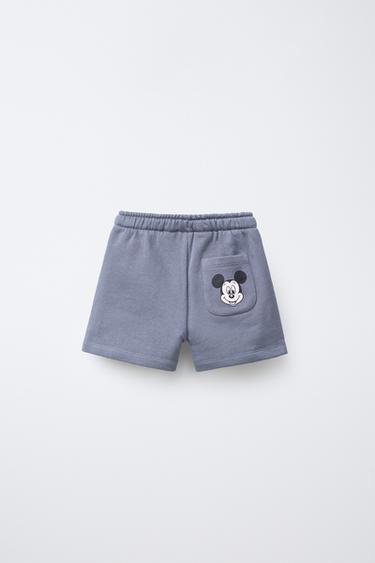 MICKEY MOUSE © DISNEY PLUSH BERMUDA SHORTS - Anthracite grey by Zara - Image 1