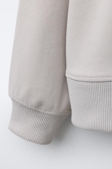 ENSEMBLE INTERLOCK SWEAT ET PANTALON LARGE - Iceberg de Zara - Image 6