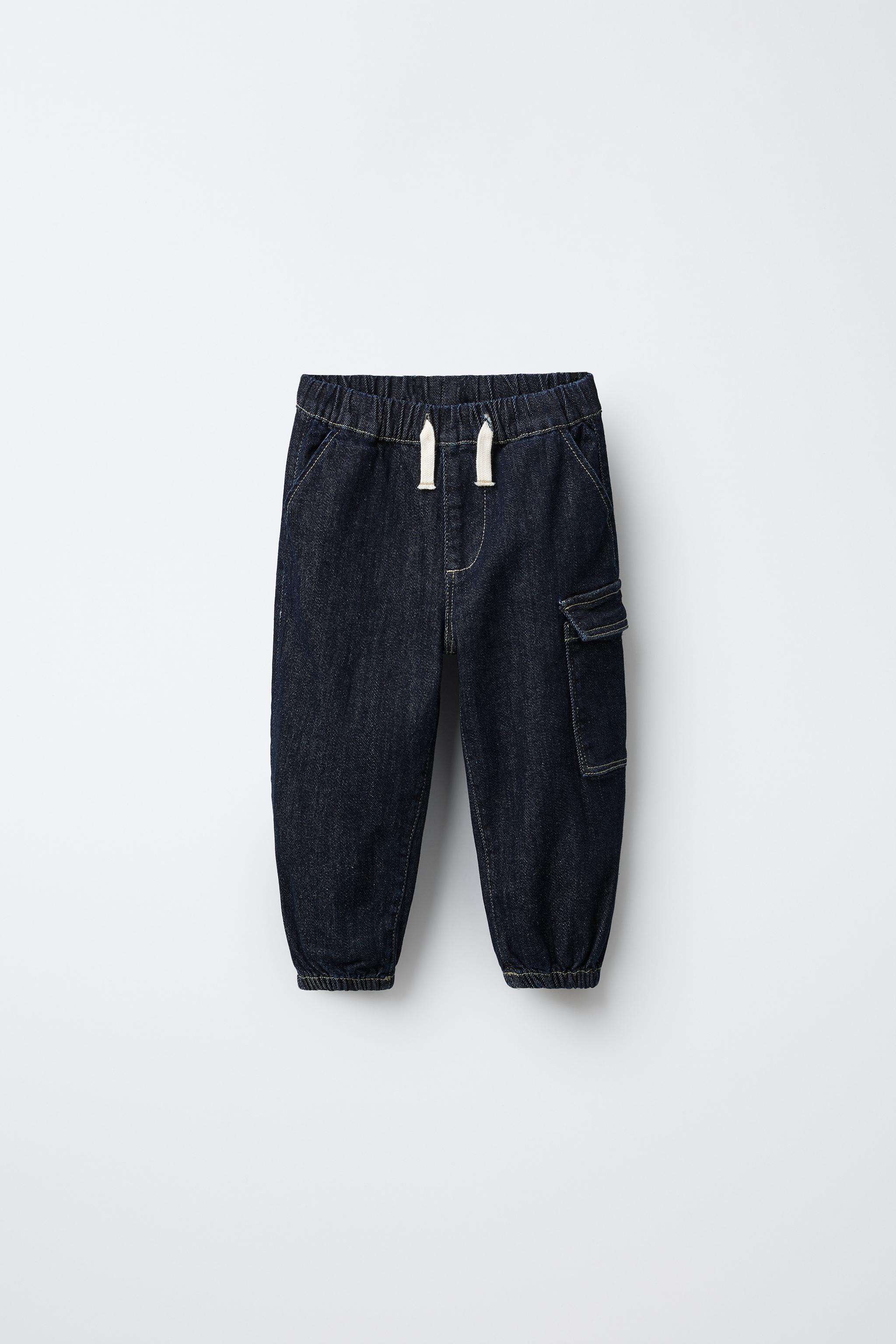 ⭕️もうこれ以上は値下げしません！このお値段です！ZARA カーゴジーンズBLUE CUT-OUT JOGGER PANTS - Petrol blue | ZARA Mexico