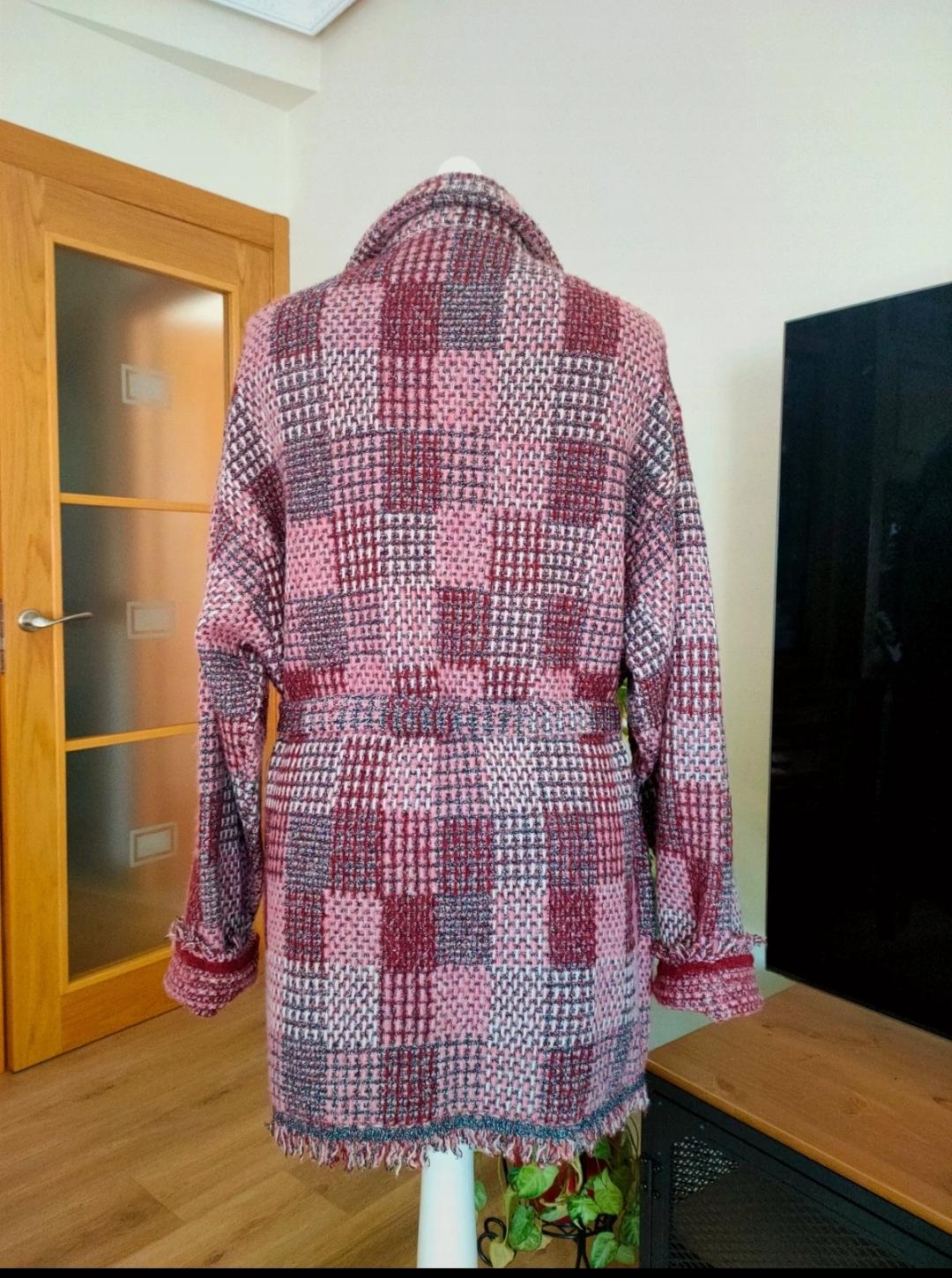 CHECK KNIT OVERSHIRT - Image 3