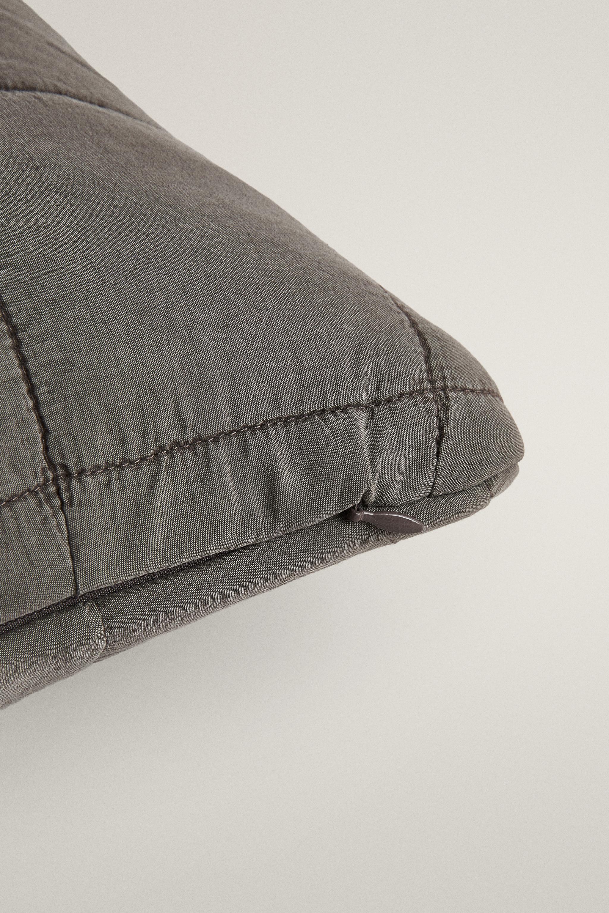 HOUSSE DE COUSSIN CARRÉS EN PERCALE COTON (180 FILS)