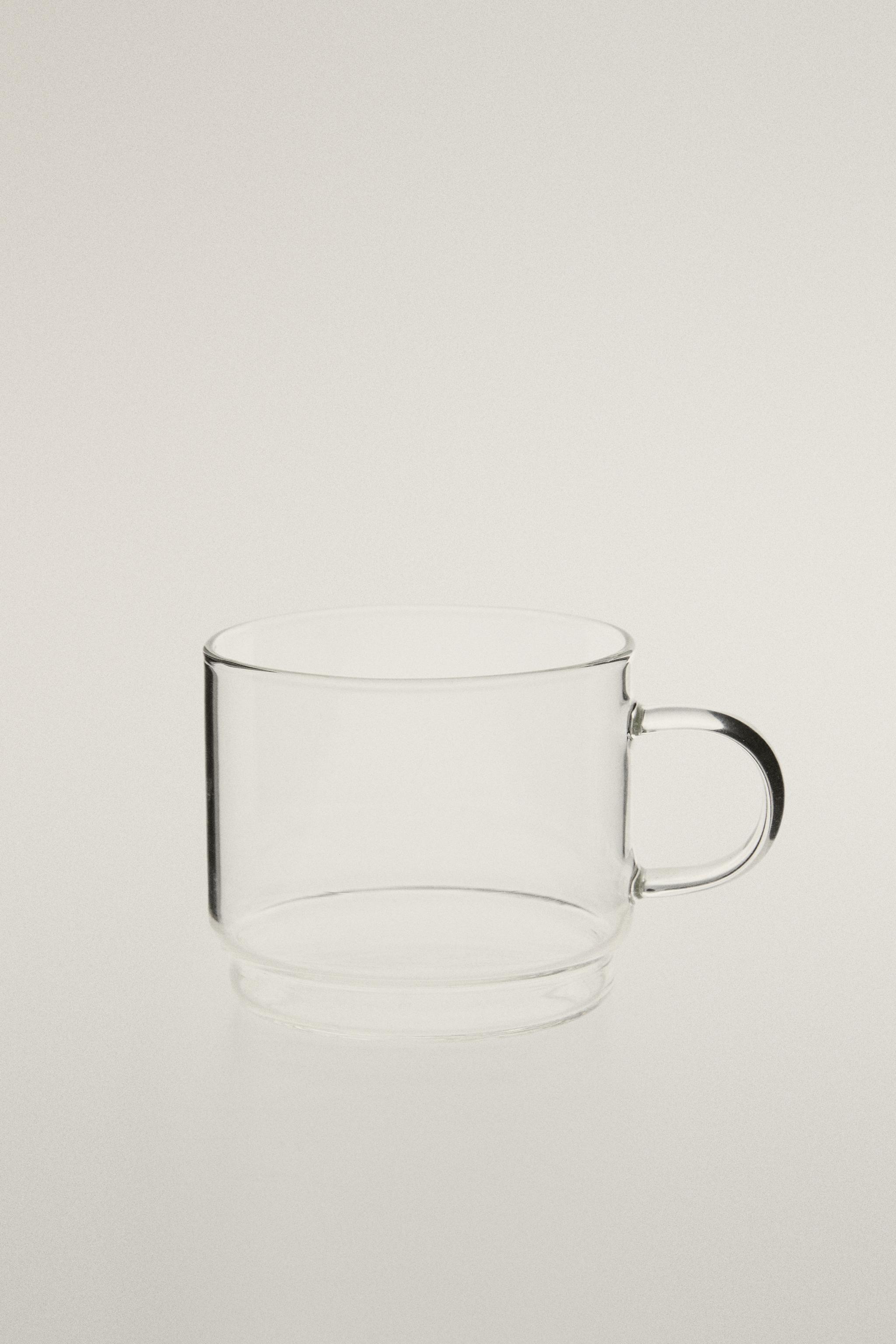BOROSILICATE GLASS CUP TOWER (SET OF 4)