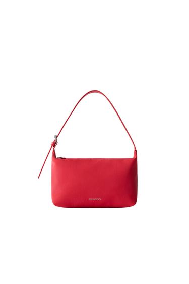 SCHULTERTASCHE AUS NYLON - Rot von Zara