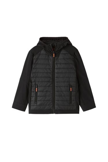 CONTRAST STRETCH SPORTY JACKET