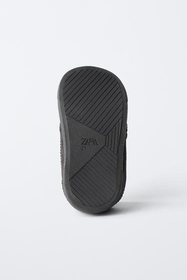 TENNIS EN VELOURS CÔTELÉ BAREFOOT - Gris anthracite de Zara - Image 7