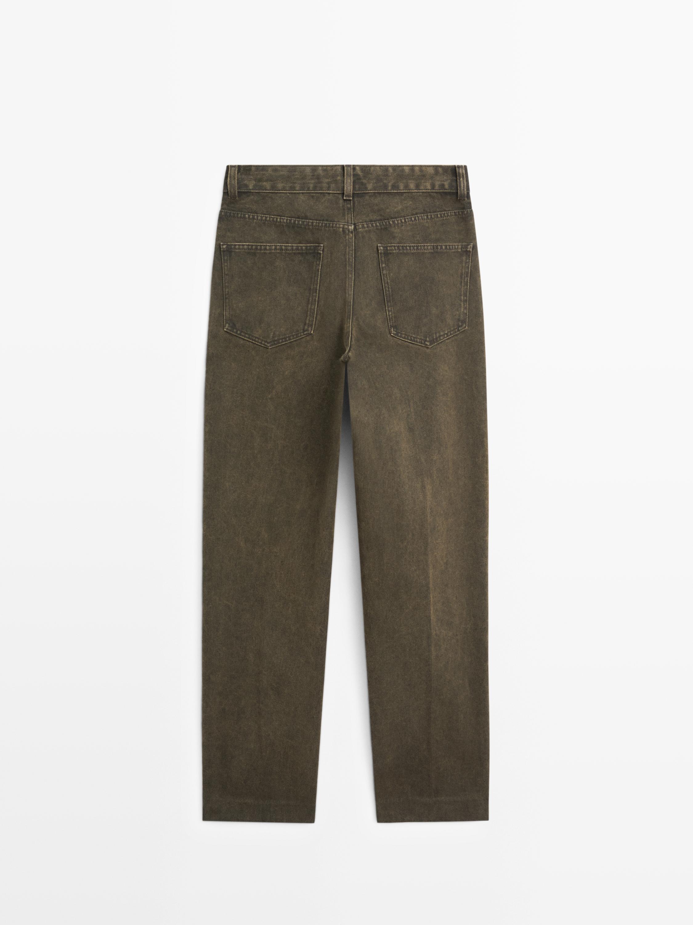 Mid-rise balloon fit jeans