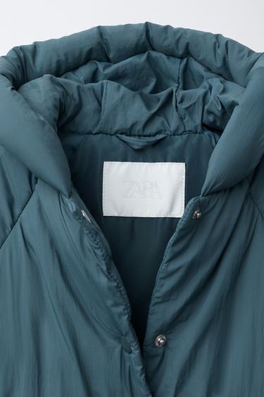 WATER-REPELLENT PADDED JACKET - Blue by Zara - Image 2