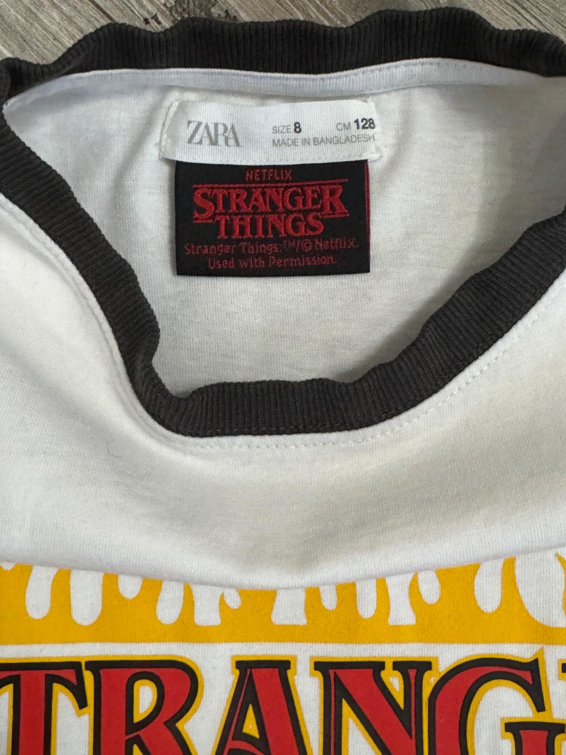 EMBOSSED STRANGER THINGS TM © NETFLIX T-SHIRT - Image 4