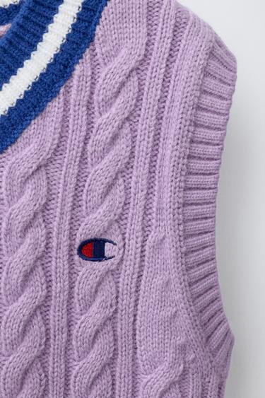 CHAMPION ® X ZARA KNIT VEST - Purple by Zara - Image 2