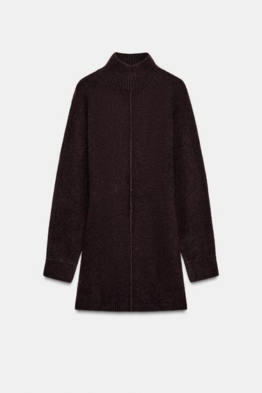 SOFT KNIT SHORT DRESS - Brown by Zara - Image 0