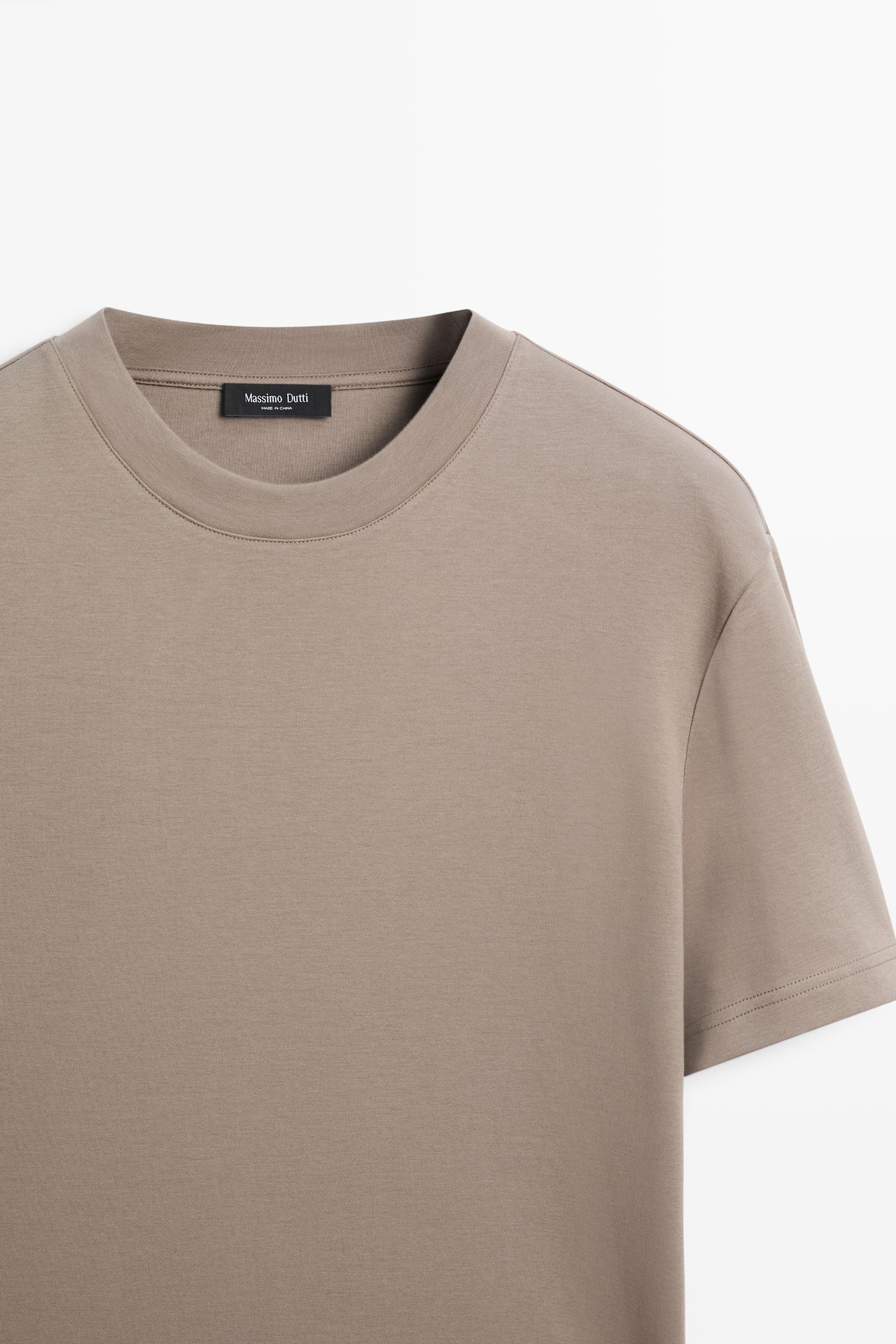 Short sleeve seam detail T-shirt