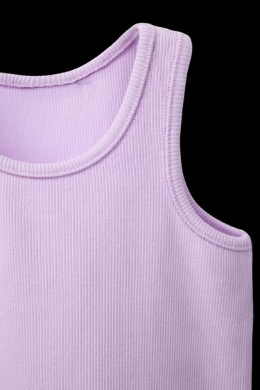 3ER-PACK RIB-EINFARBIGE T-SHIRTS - Rosa / Malvenfarben von Zara