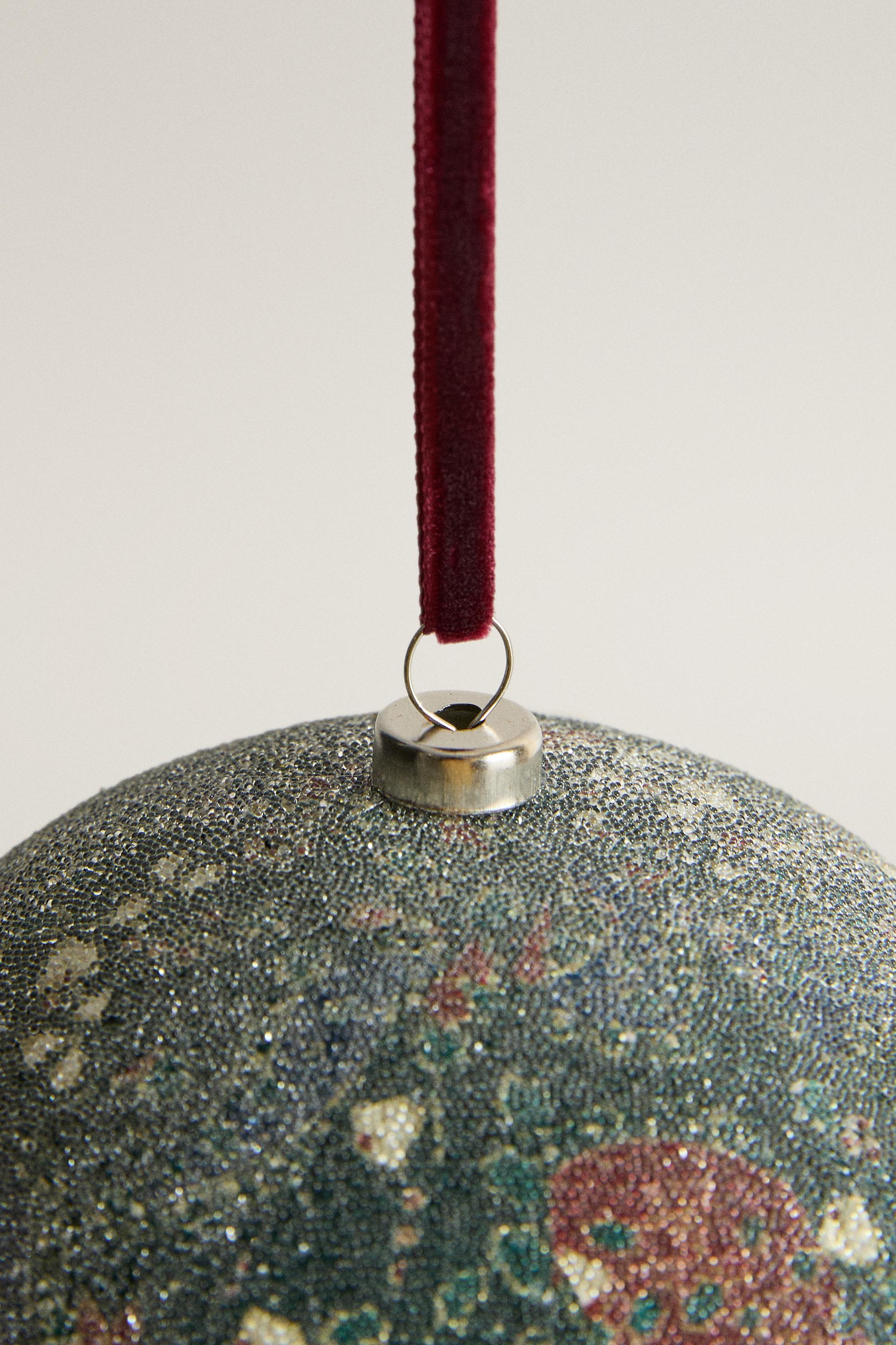 LARGE PAISLEY CHRISTMAS TREE DECORATION