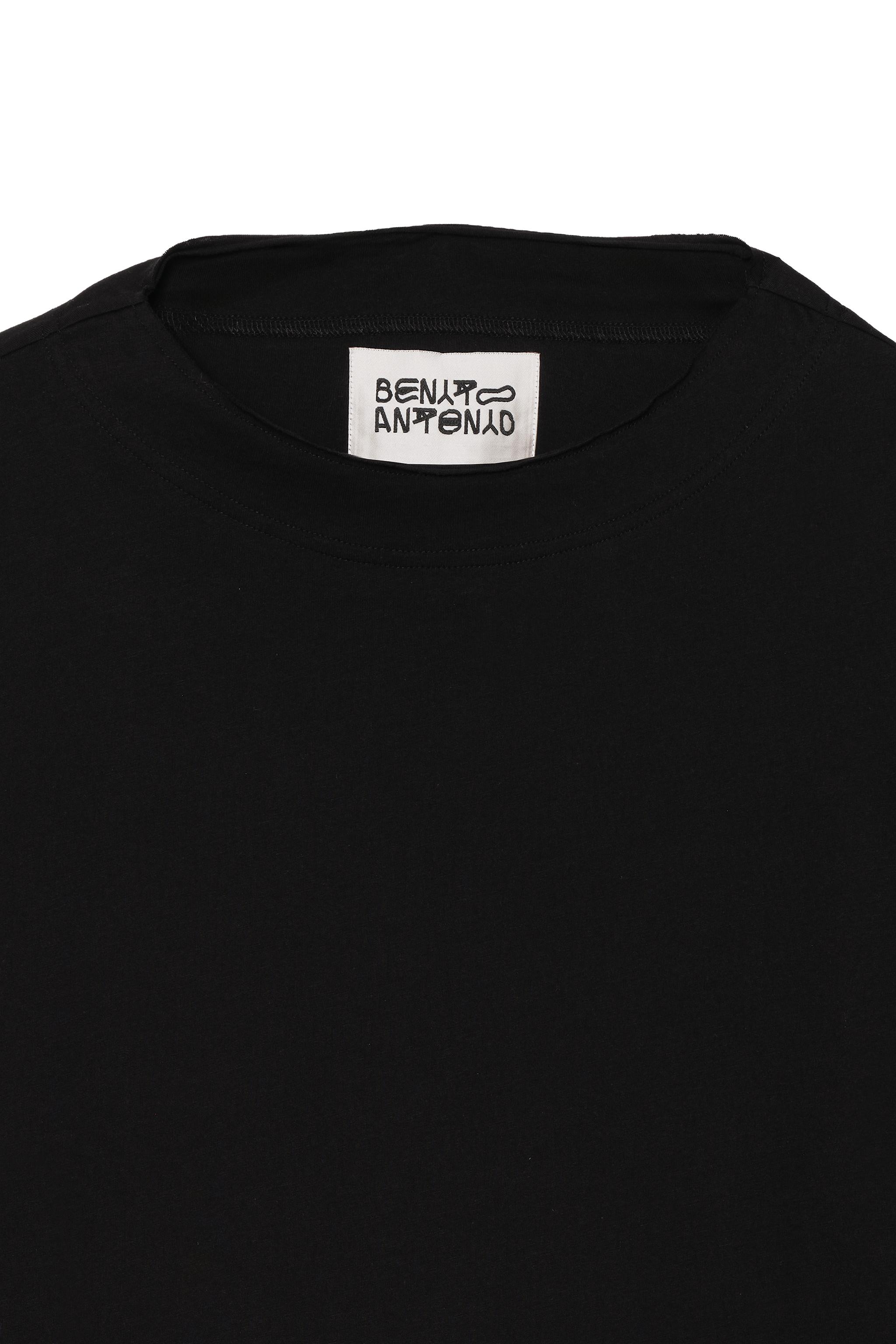 Мужские футболки Zara CROPPED FIT LONG SLEEVE T-SHIRT — фото 5