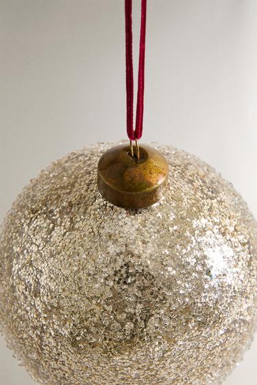 DÉCO SAPIN BOULE PAILLETTES NOËL - Or de Zara - Image 2