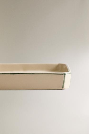 OCTAGONAL BATHROOM SOAP DISH - Green / Ecru by Zara - Image 3