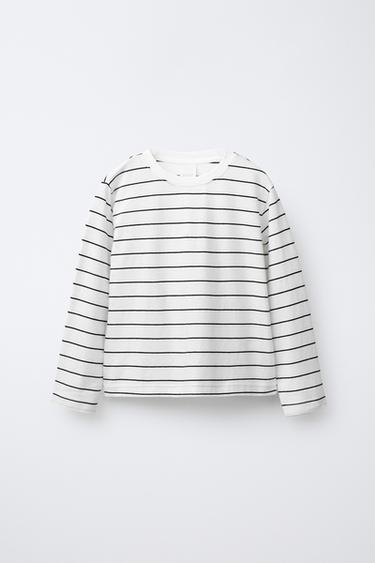 Zaras RANDIG BAS-T-SHIRT - Ränder