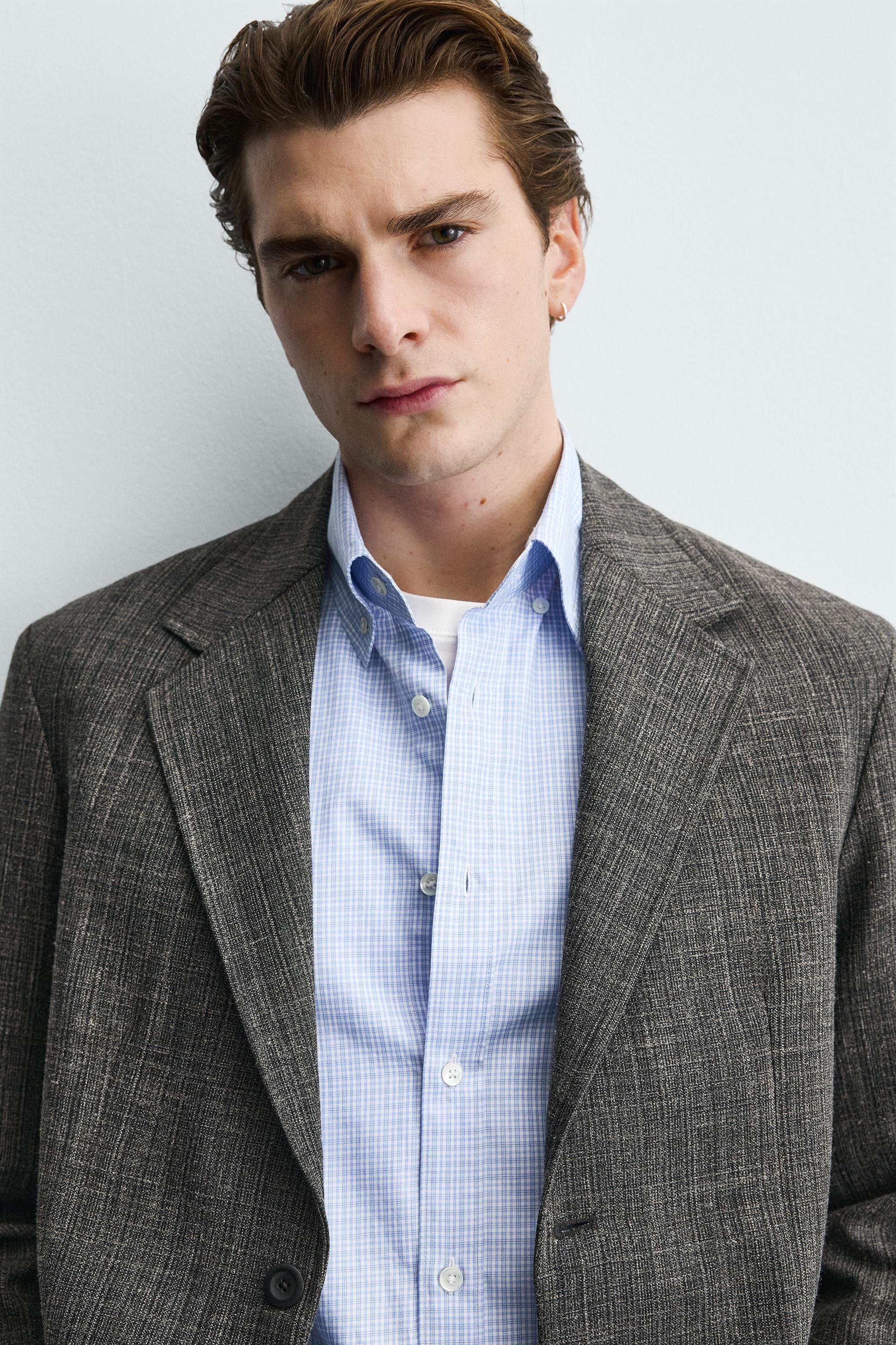 BLAZER REGULAR FIT STRUCTURÉ