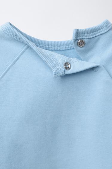 SWEATSHIRT AND JOGGERS SET - Light blue by Zara - Image 2