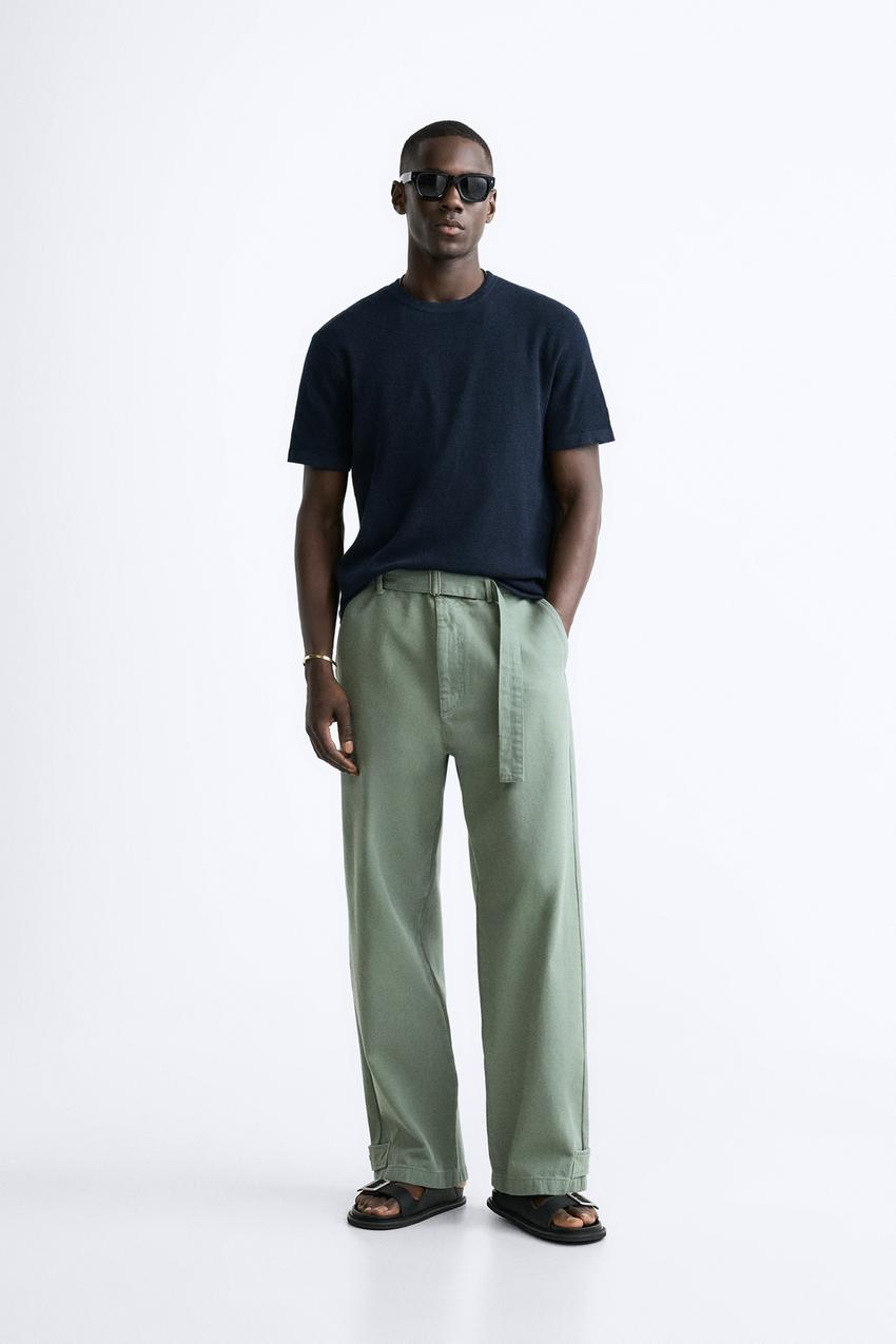 STRICK-T-SHIRT - Marineblau | ZARA Deutschland / Germany