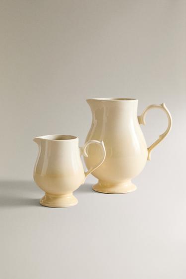 STONEWARE JUG - Cream by Zara - Image 4
