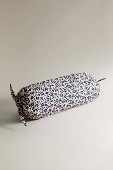 KIDS' FLORAL CUSHION - Blue by Zara - Image 1